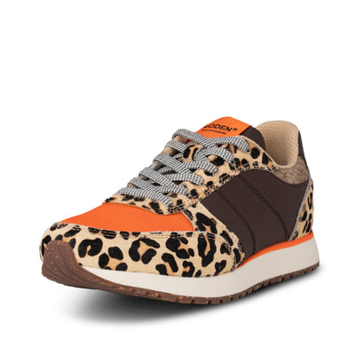 WODEN Ronja Cowhair Sneakers 207 Leopard/Tiger