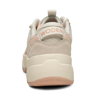 WODEN Sif Open Mesh Sneakers 075 Ballerina/Blanc De Blanc