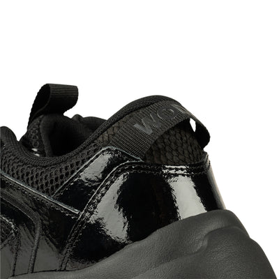 WODEN Sif Patent Sneakers 020 Black