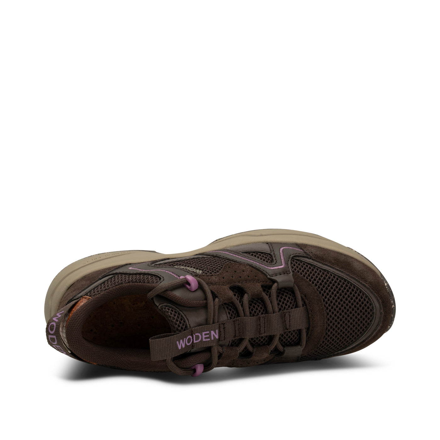 WODEN Sif Reflective Sneakers 063 Chocolate