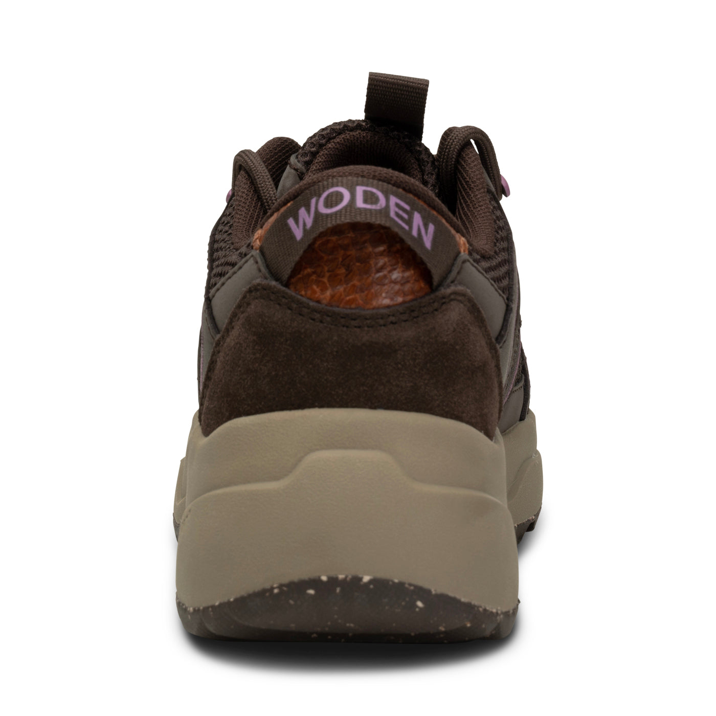 WODEN Sif Reflective Sneakers 063 Chocolate