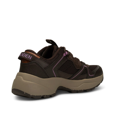 WODEN Sif Reflective Sneakers 063 Chocolate