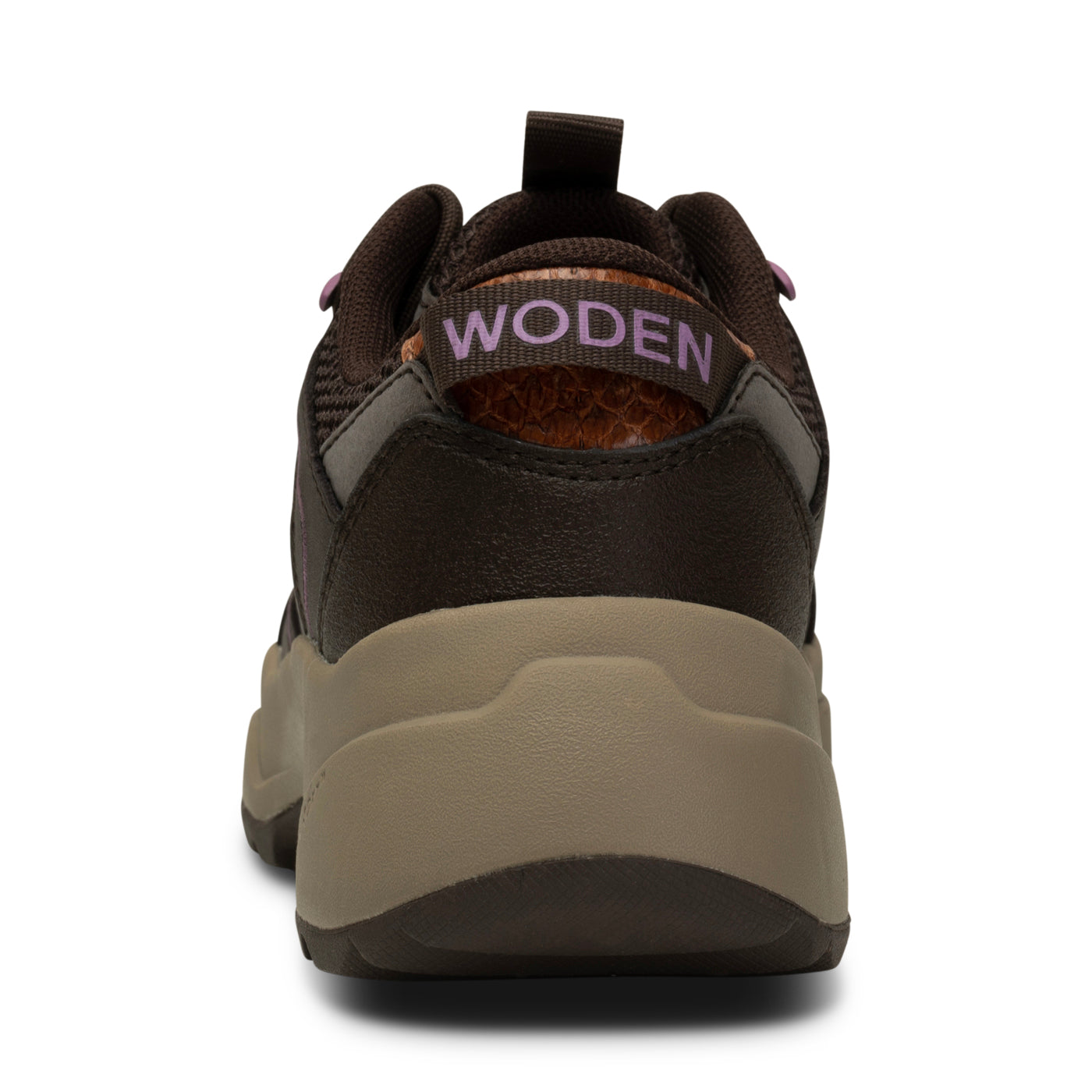 WODEN Sif Reflective Sneakers 063 Chocolate