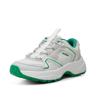 WODEN Sif Reflective Sneakers 879 White/Basil