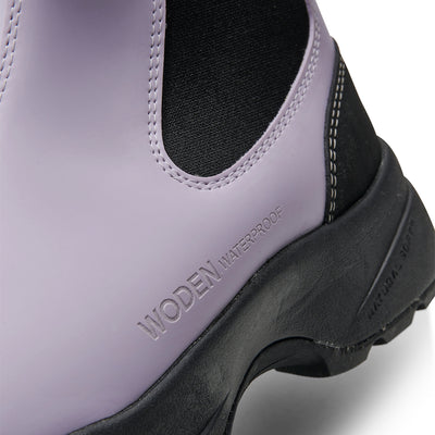 WODEN Siri Warm Waterproof Rubber Boots 898 Smoked Lavender