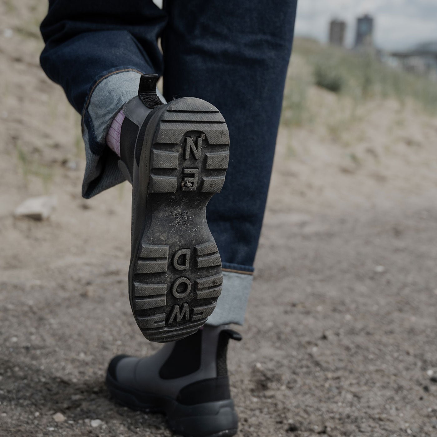 WODEN Siri Waterproof Rubber Boots 051 Dark Grey