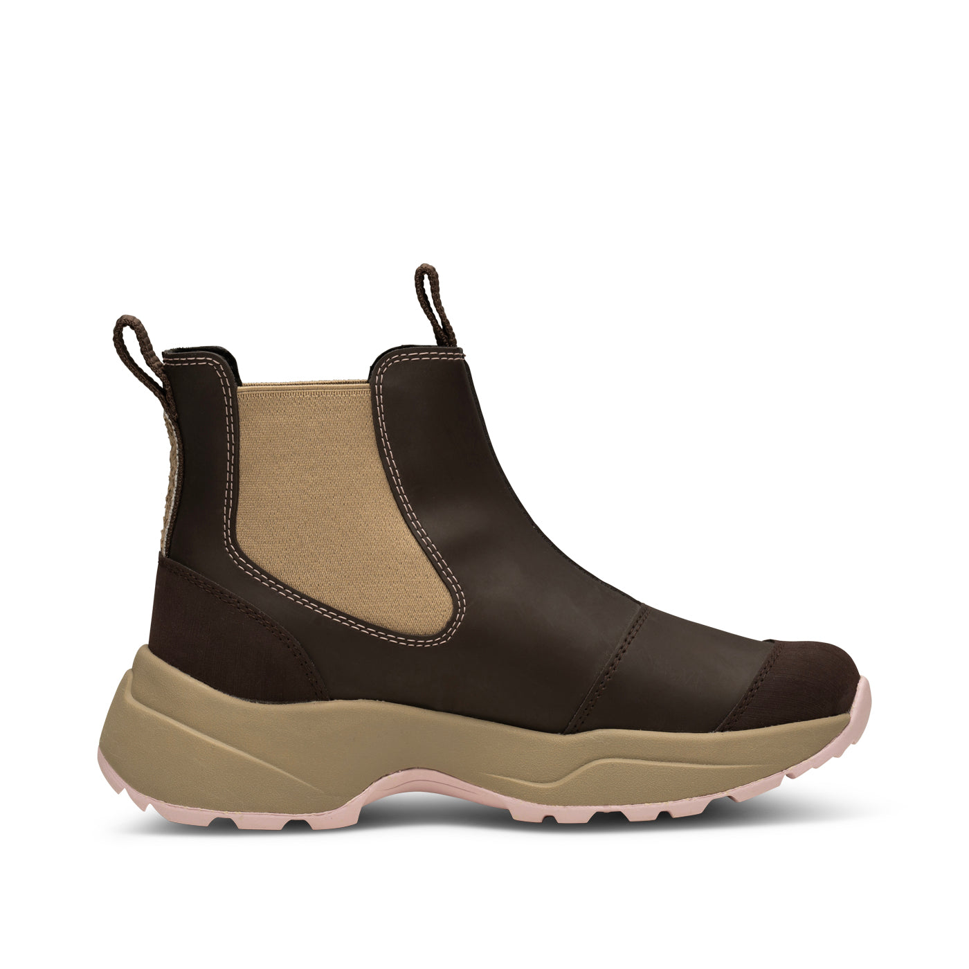 WODEN Siri Waterproof Rubber Boots 1000 Chocolate/Light Lilac