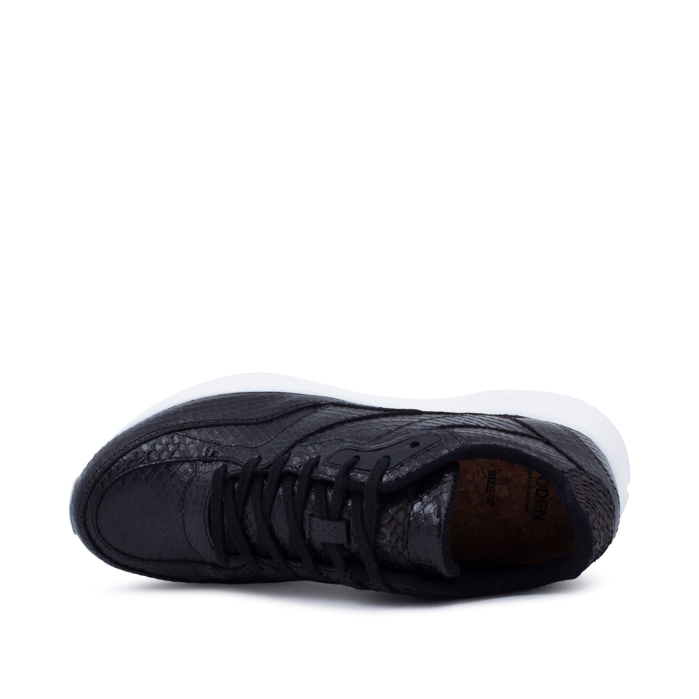 WODEN Sophie Snake Sneakers 020 Black