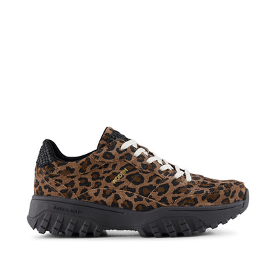 WODEN Trine Suede Print Sneakers 327 Leopard