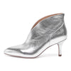 WODEN STB WOMENS Valentine Low Cut Metallic Heels 039 Silver