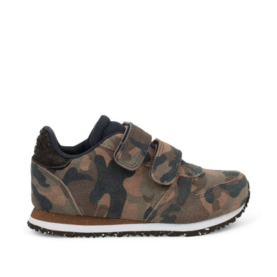 WODEN KIDS Ydun Animal Suede Sneakers 331 Camouflage