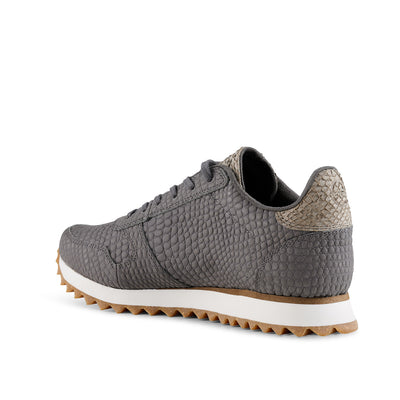 WODEN Ydun Croco II Sneakers 051 Dark Grey