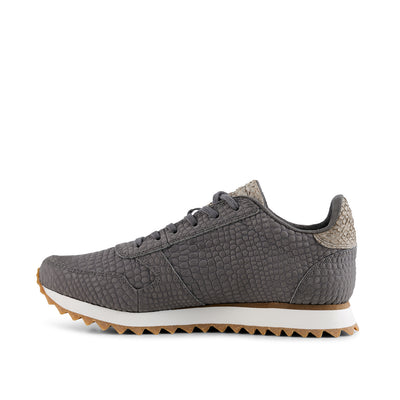 WODEN Ydun Croco II Sneakers 051 Dark Grey