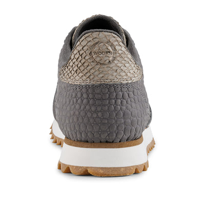 WODEN Ydun Croco II Sneakers 051 Dark Grey