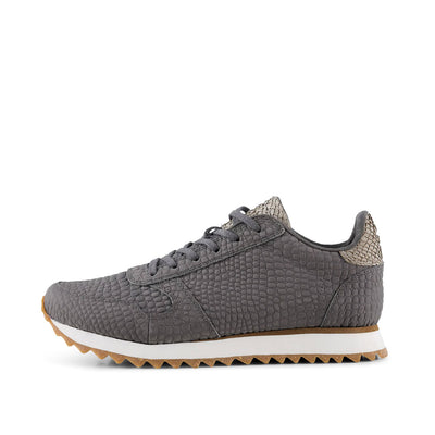 WODEN Ydun Croco II Sneakers 051 Dark Grey