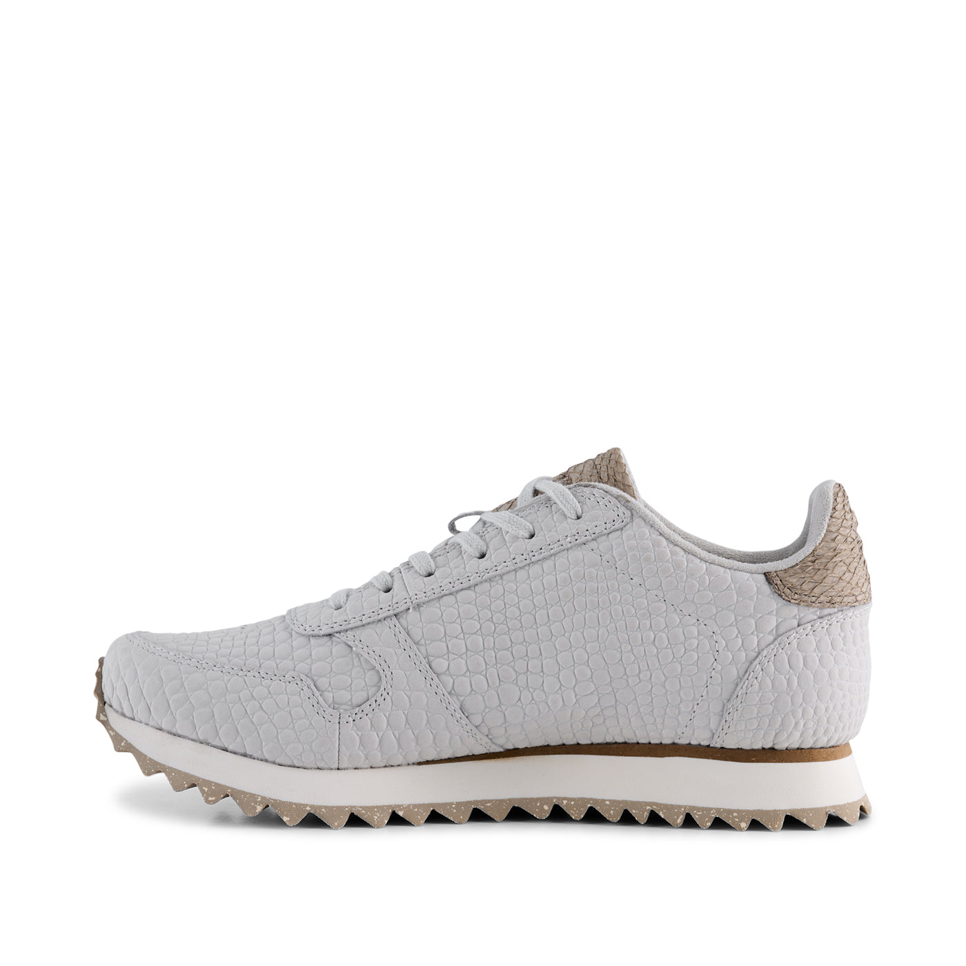 WODEN Ydun Croco II Sneakers 509 Oyster