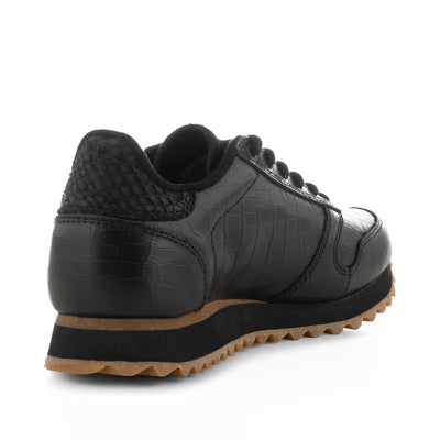 WODEN Ydun Shiny Leather Sneakers 020 Black