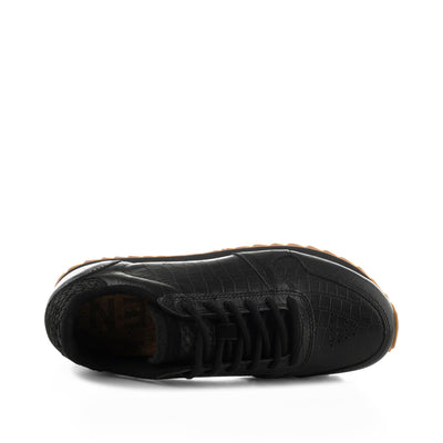 WODEN Ydun Shiny Leather Sneakers 020 Black