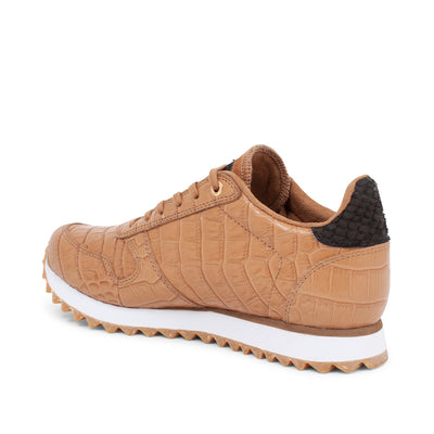 WODEN Ydun Shiny Leather Sneakers 092 Cognac