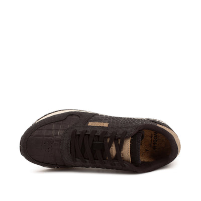 WODEN Ydun Stamped Leather Sneakers 020 Black