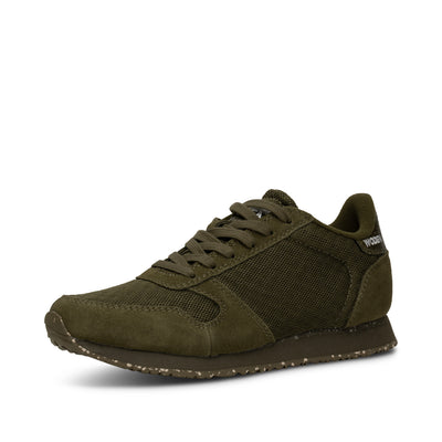 WODEN Ydun Suede Mesh II Sneakers 962 Dark Olive/Dark Olive