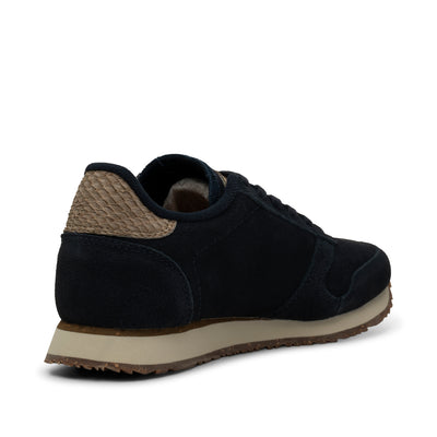 WODEN Ydun Suede Zipper Sneakers 009 Dark Navy