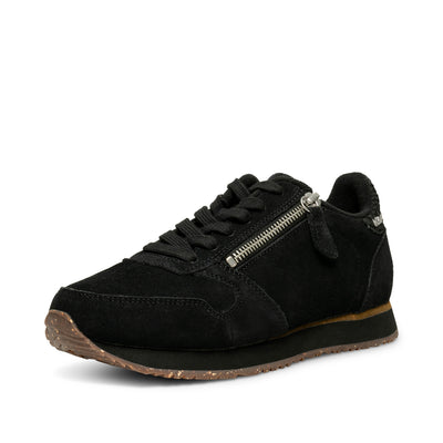 WODEN Ydun Suede Zipper Sneakers 020 Black