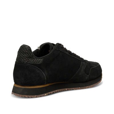 WODEN Ydun Suede Zipper Sneakers 020 Black