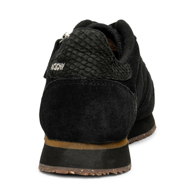 WODEN Ydun Suede Zipper Sneakers 020 Black