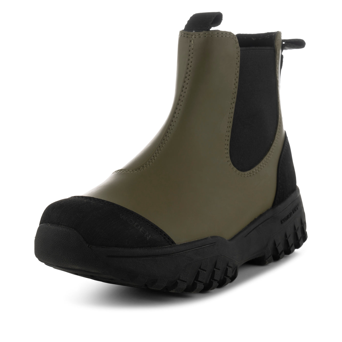 WODEN Magda Track Waterproof Rubber Boots 295 Dark Olive