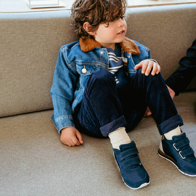 WODEN KIDS Nor Suede Sneakers 010 Navy