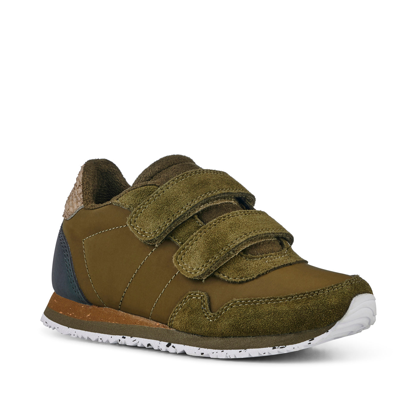 WODEN KIDS Nor Suede Sneakers 295 Dark Olive