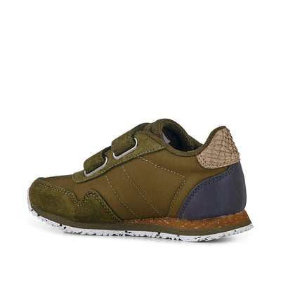 WODEN KIDS Nor Suede Sneakers 295 Dark Olive