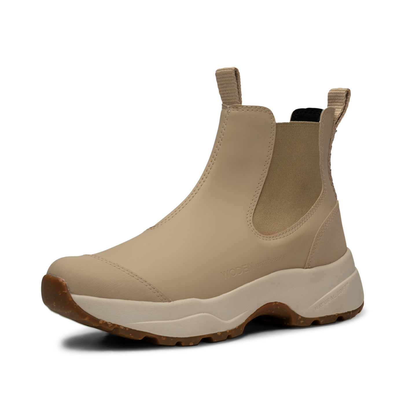 WODEN Siri Waterproof Rubber Boots 852 Coffee Cream