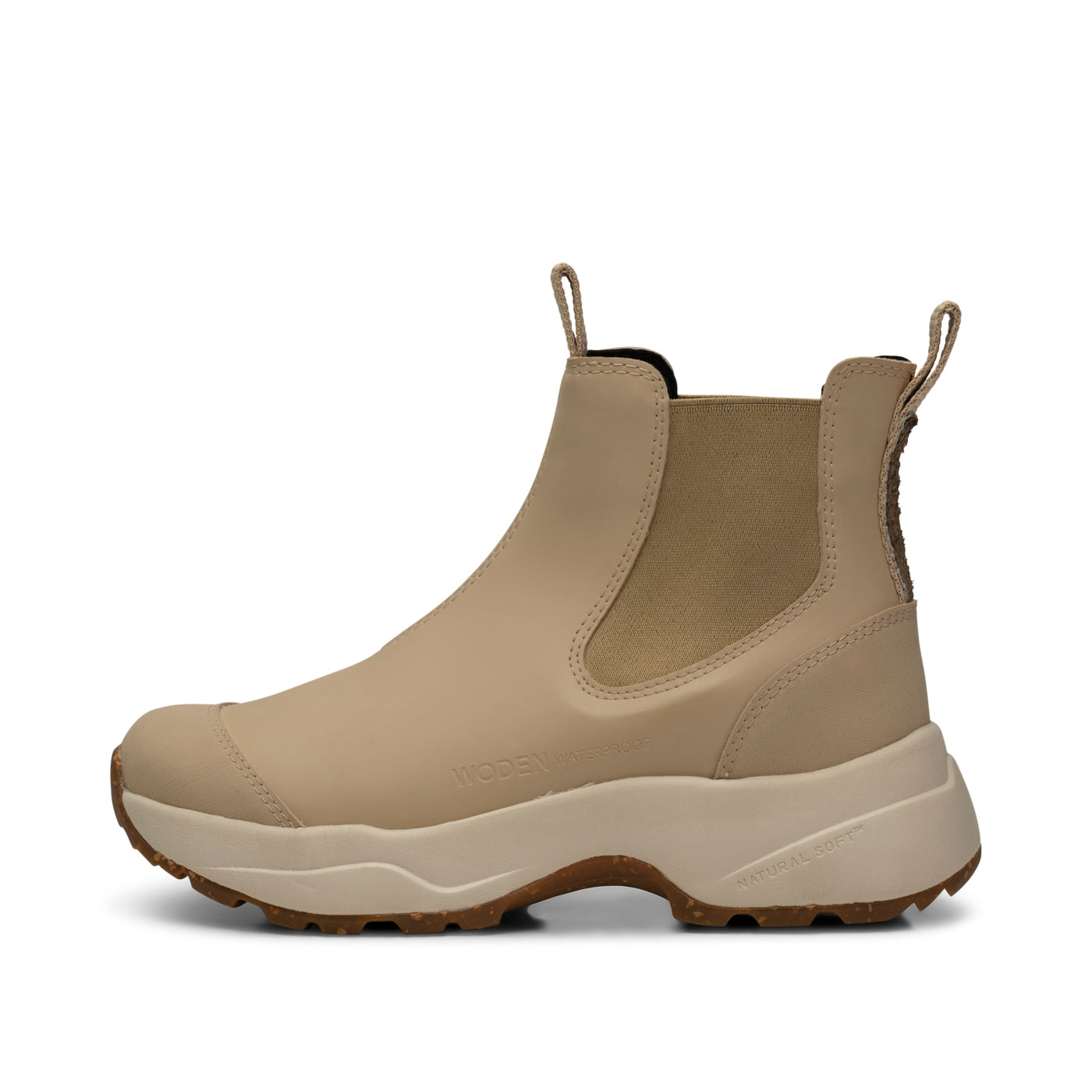 WODEN Siri Waterproof Rubber Boots 852 Coffee Cream